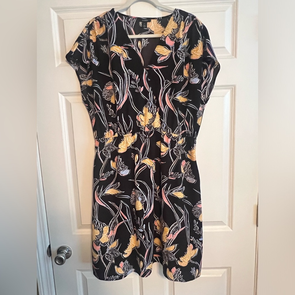 Halogen faux wrap dress